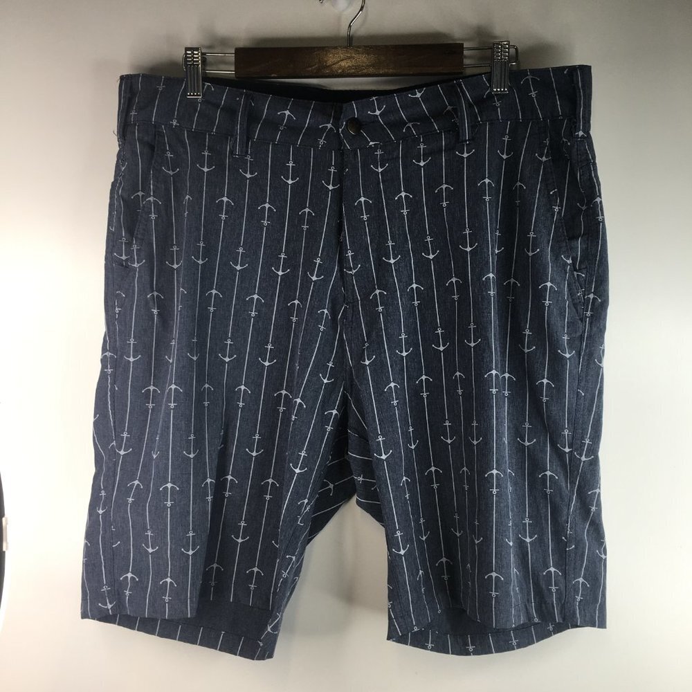 Trunks Blue Anchor Print Multifunctional Shorts S… - image 4